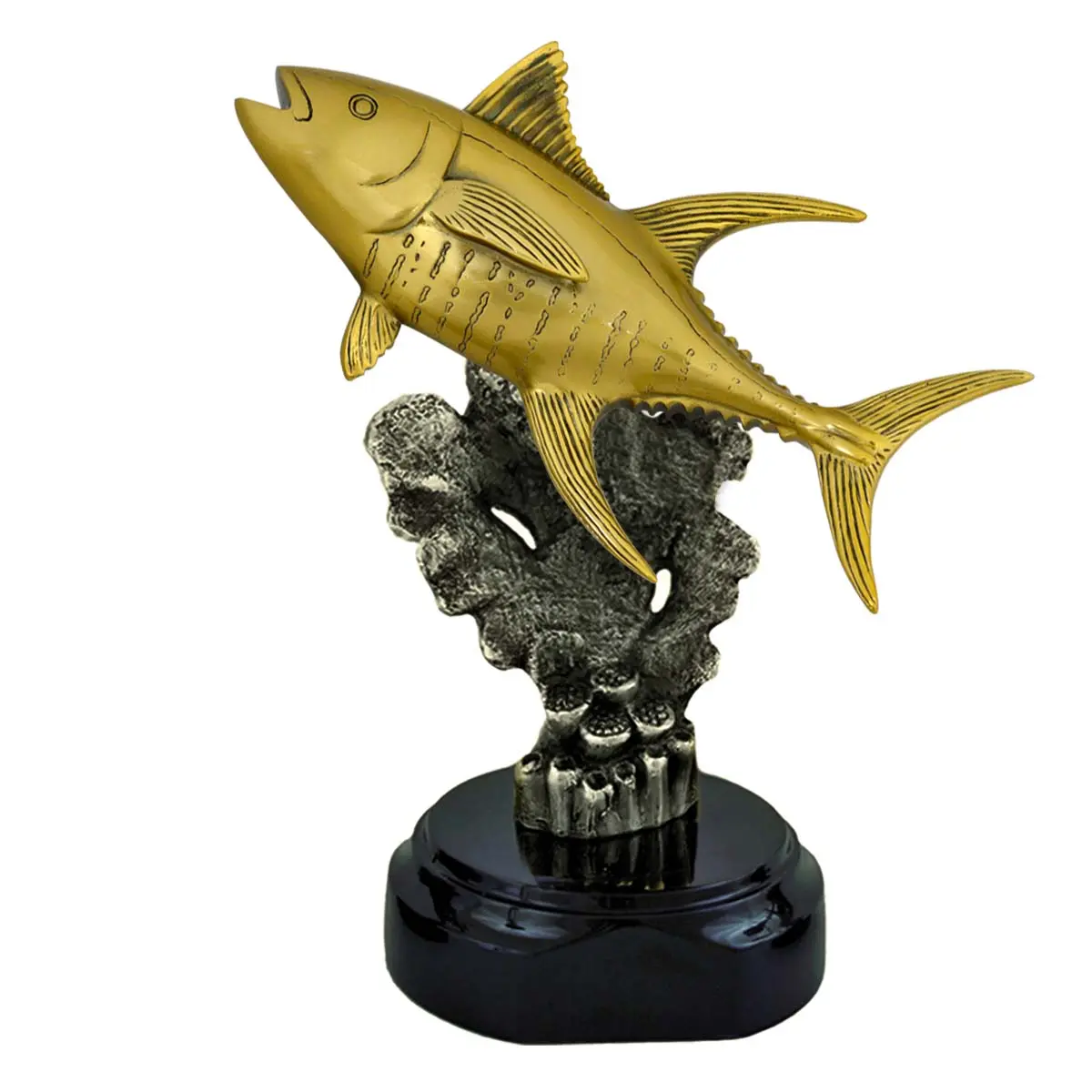 Yellow Fin Tuna Trophy - Sea Fan Coral <span style="font-weight: 400;"> | 3 Sizes</span>