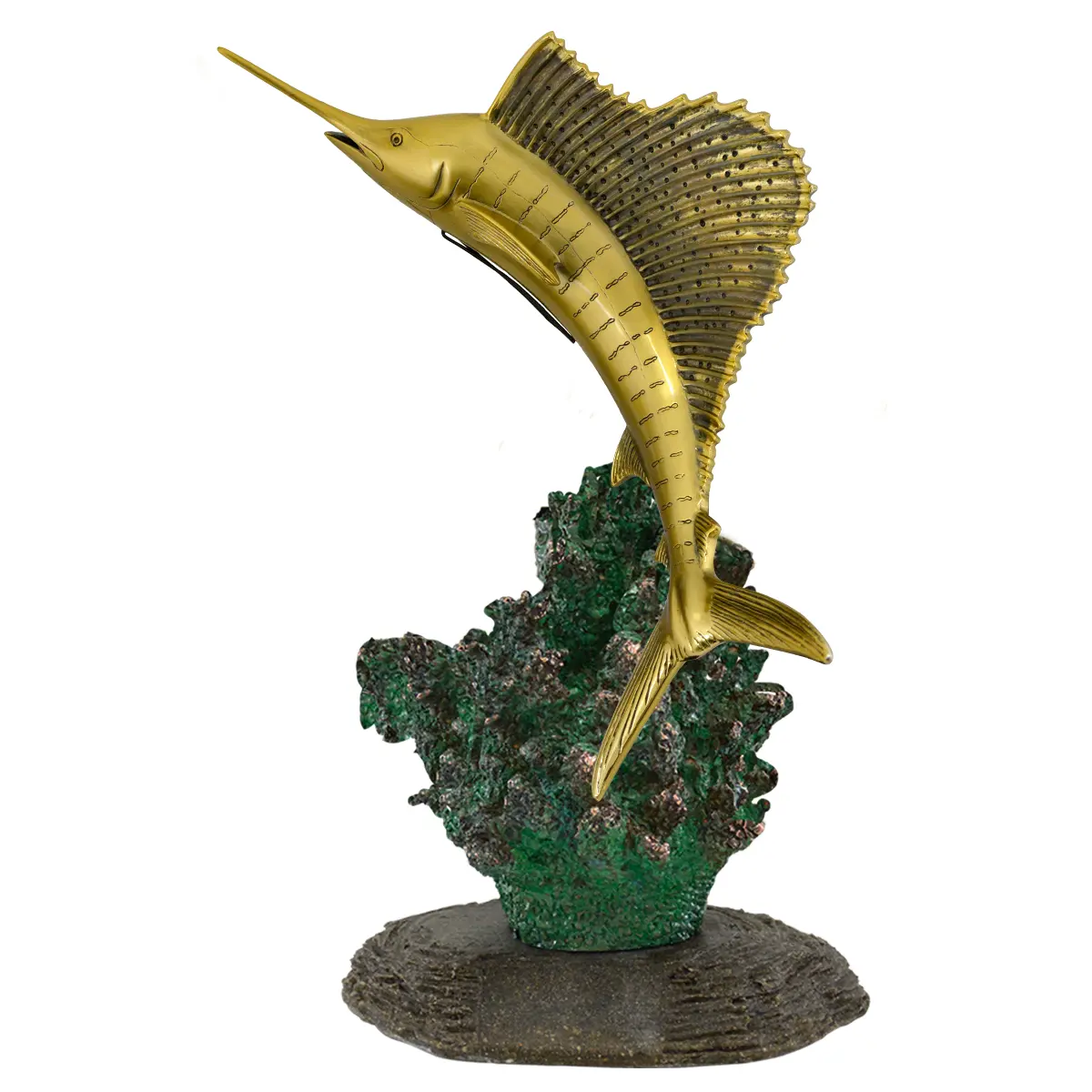 Sailfish Trophy - Finger Coral <span style="font-weight: 400;"> | 4 Sizes</span>